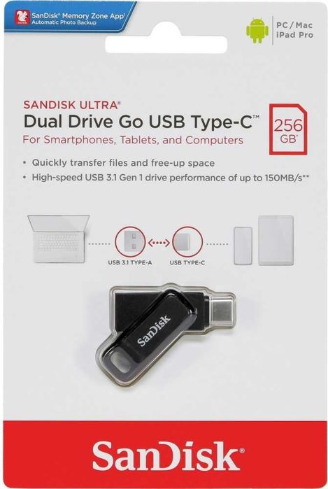 SanDisk SDDDC3-256G-G46 USB Flash карта 256 Гб (НОВЫЙ)
