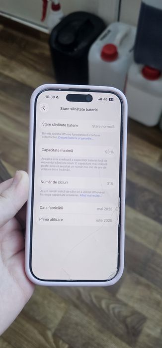 Iphone 16 Pro, utilizat cateva luni, stare ca nou, baterie originala