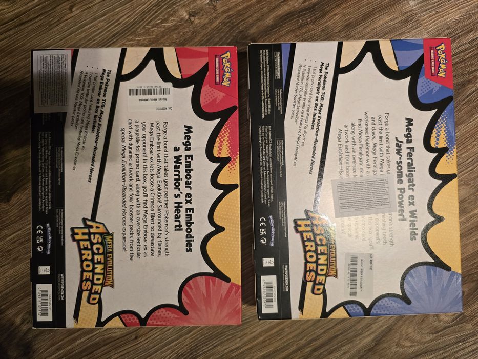 Set pokemon ascended heroes Emboar/Feraligatr - original
