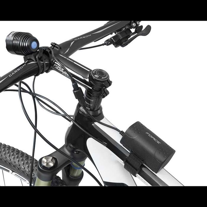 Система предна CREE светлина за велосипед FORCE GLOW, 1000LM, 4400 mAh