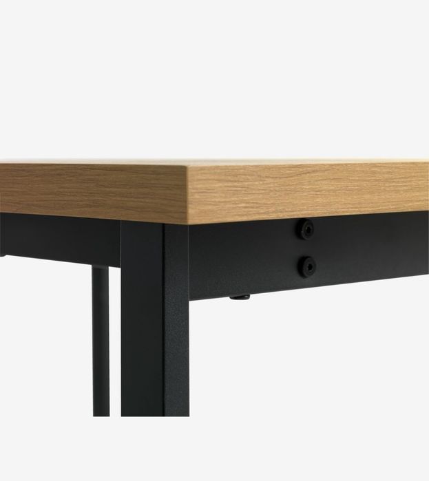Masa 80x120 stejar cald/negru