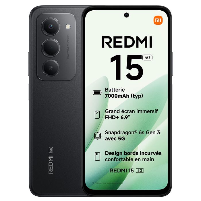 /НОВ/ Xiaomi Redmi 15 5G 8/256 GB Black