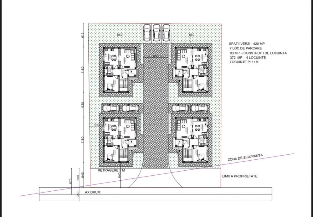 Vand teren intravilan zona f buna Str. Curcubeului