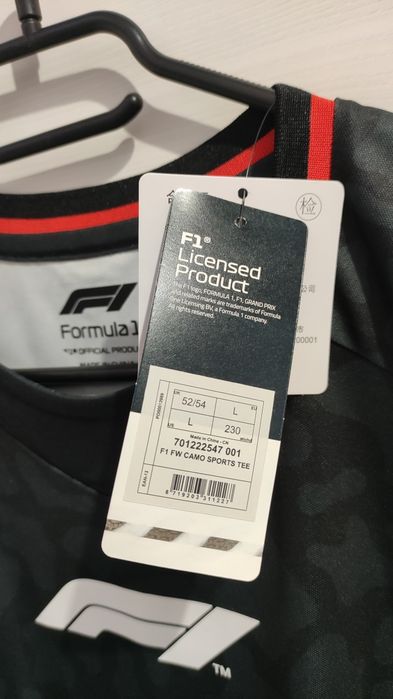 Нова Мъжка фланелка на Formula 1 L size