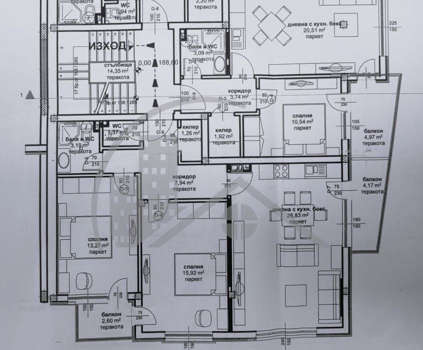 Продава се Тристаен апартамент в Варна, Виница - 102 кв.м за 1211 €/кв.м - Снимка #10
