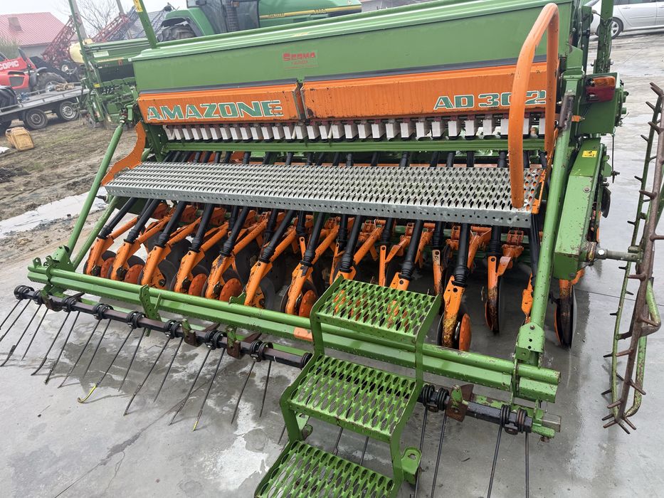 Cuplu 4m freza rotativa + Semanatoare discuri Amazone  3m