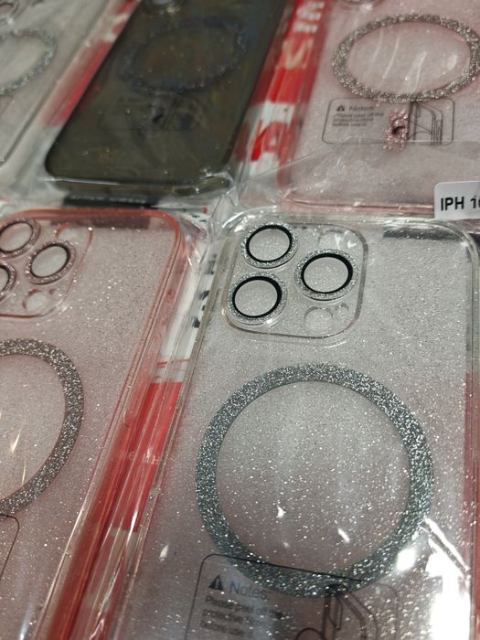 Iphone 16,16+,16 Pro,16 Pro Max блестящ Magsafe със защита на камерите