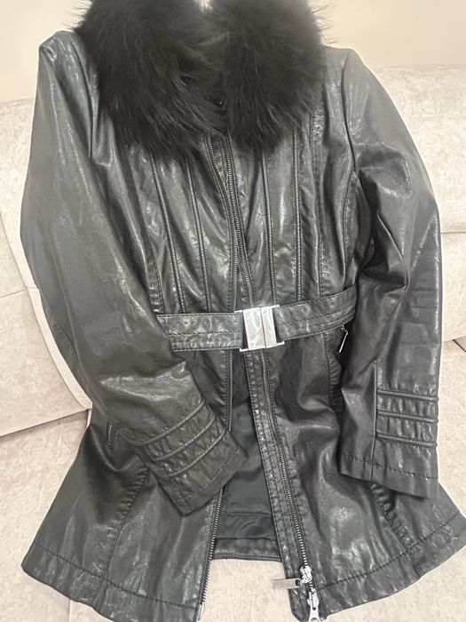 Шуба черна Кензол