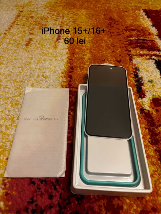 Protectii Iphone 11, 13/13pro/14, 15/16, privacy 15+/16+