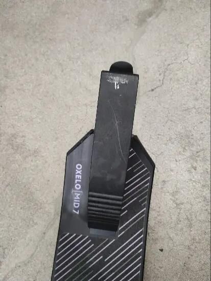 Trotinetă Mid 7 cu cric Negru-Mov - No - produs resigilat Decathlon