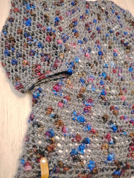 Pulover crosetat manual