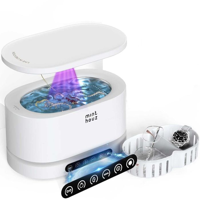 Aparat Curățat cu Ultrasunete 48KHz Minthouz - 500ml - 5 Moduri