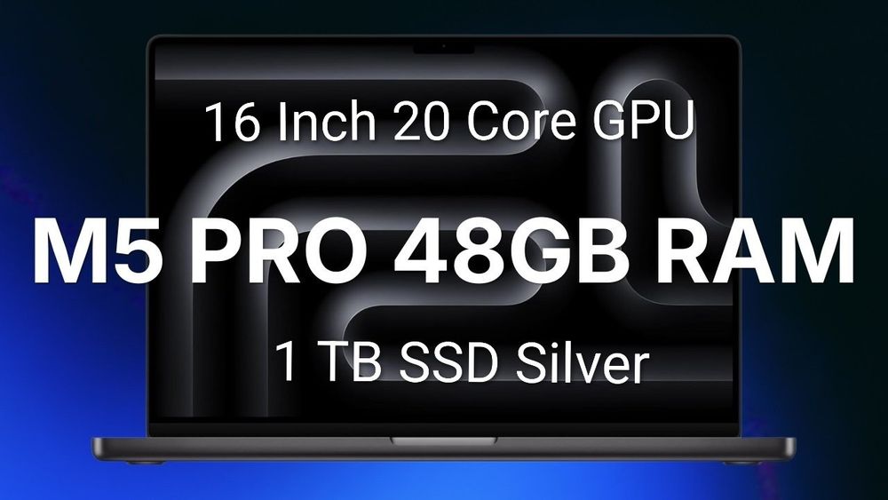 MacBook Pro M5 PRO 16 inch 48/1 ТБ Silver из США