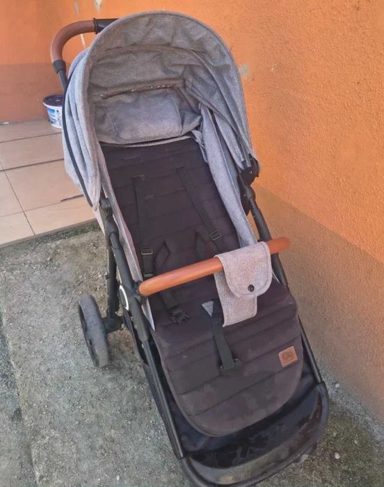 Carucior sport Kinderkraft Grande Plus, 0-22kg, ultra compact, gri