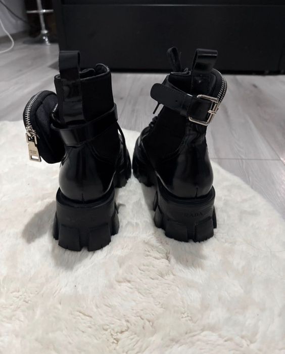 Prada Monolith boots