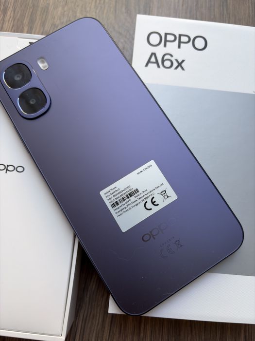 Oppo A6x Balck purple 4GB/128 GB