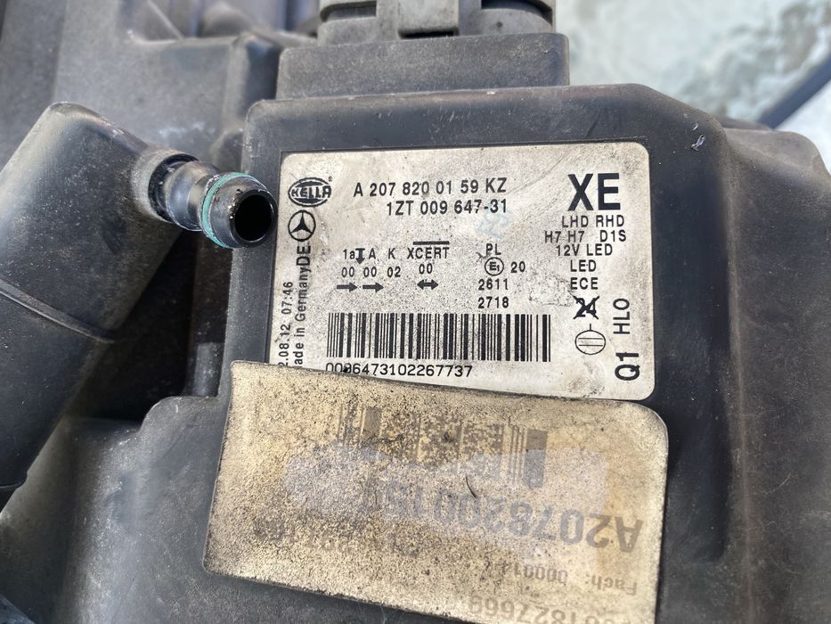 Far Xenon Stanga Dreapta Mercedes E W207 Stare Ireprosabila