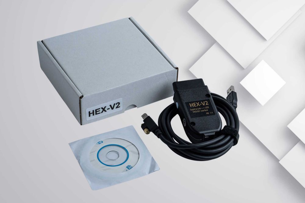 Гаранция! VCDS VAG-COM 25.3 HEX-V2 Автодиагностика за VW/AUDI/Skoda