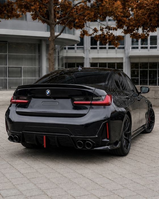Дифузьор с ауспухови накрайници BMW 3-серия G20/G21 M-Sport LCI (2022+)