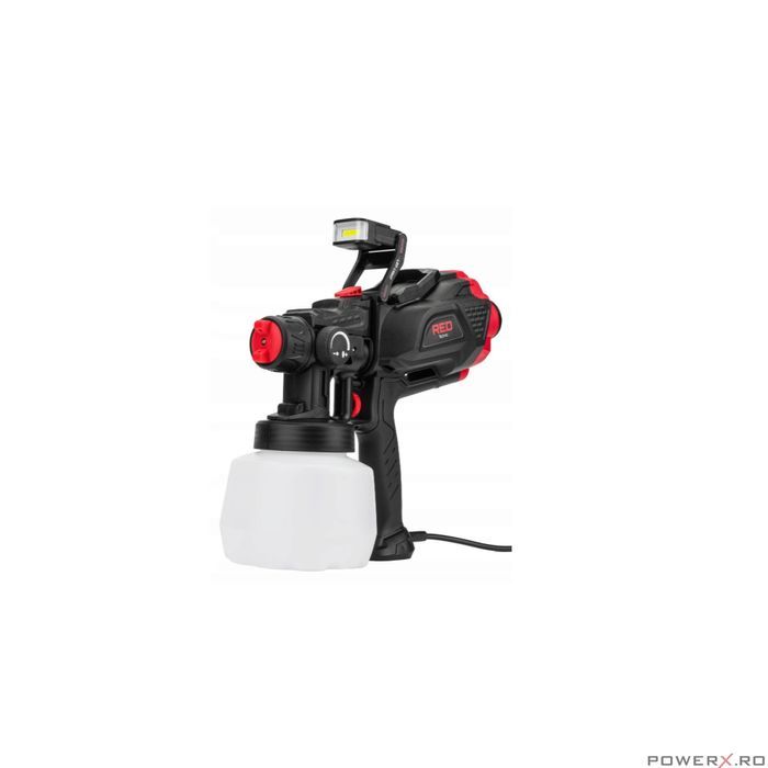 Pistol vopsit electric HVLP, 650 W, capacitate rezervor de vopsea 1200