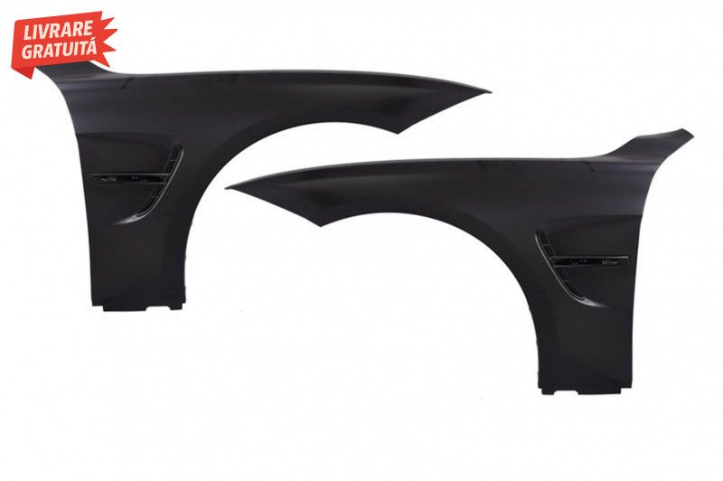 Capota cu Aripi Laterale Negru compatibila cu BMW Seria 3 F30 F31 (201