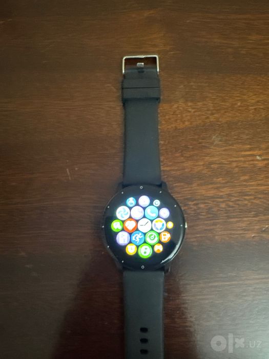 Смарт-часы Smart Watch ZL02 (Круглые, Фитнес-трекер, б/у)