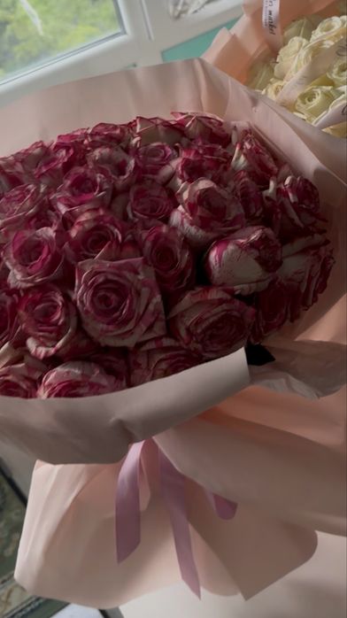 Продается 51 шт розовые букет