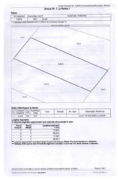 Teren intravilan de vanzare in Biharia foarte aproape de Oradea