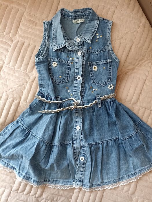 Джинсовый сарафан