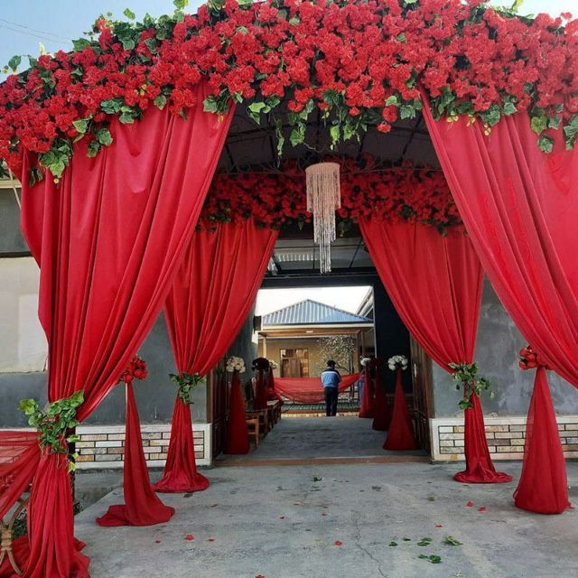 Оформление свадебные торжества  to'y bezaklari shar  va materal bilan