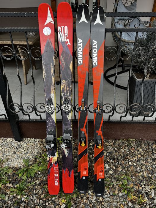 Schiuri ski tura freeride Atomic Backland 157 cm Atomic Ascape 158 cm