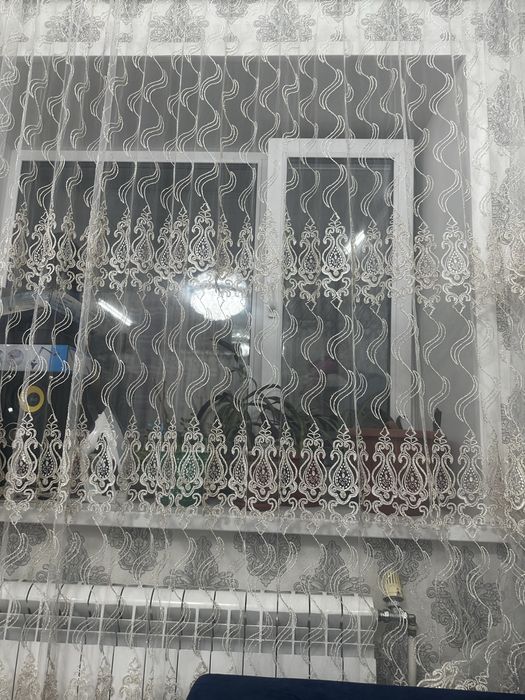 Продам тюли цвет Айвори. В отличном состояний.