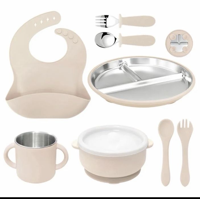 Детская посуда на липучке