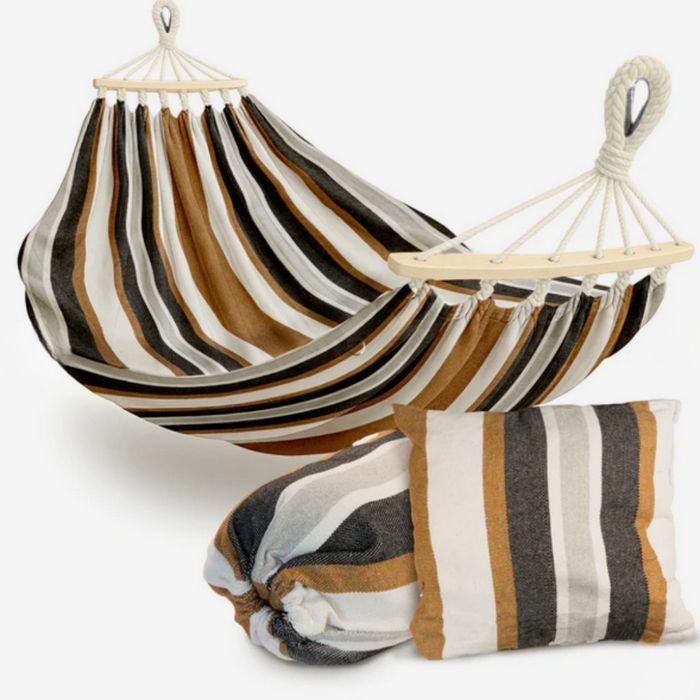 Хамак XXL с възглавница и чанта — максимален комфорт до 250 кг за рела