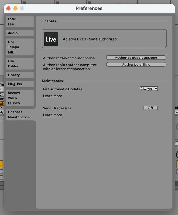 Licenta Ableton Live 11 Suite cu transfer de proprietate