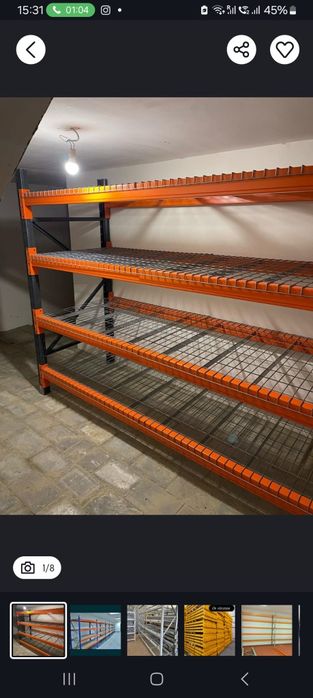 Rafturi metalice industriale 8w7×76
