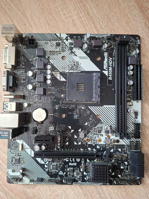 Продам материнскую плату для сокета AM4 B450M-HDV R4.0