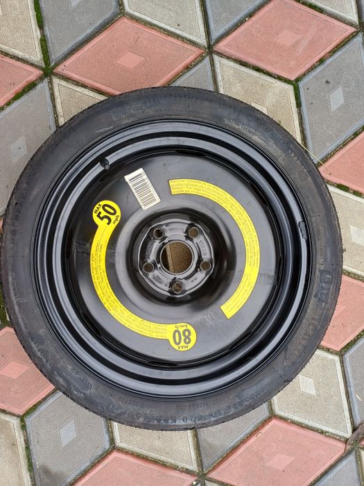 Roata de rezerva slim 125 70 r18 CONTINENTAL prindere 5x112