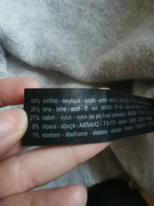 pulover Zara knit de iarna calduros din lana