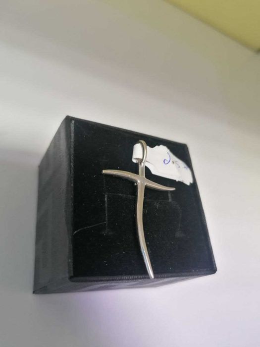 pandantiv aur alb 14k (m2) star amanet