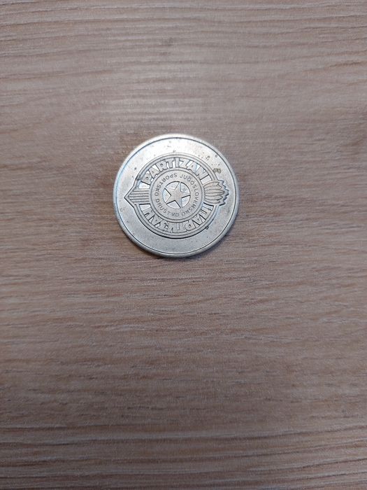 Колекционерски медал футболен отбор ПАРТИЗАН Белград / PARTIZAN