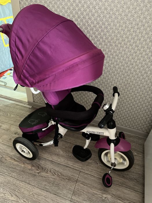 Детский велосипед-коляска