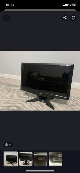 Монитор Acer, vga