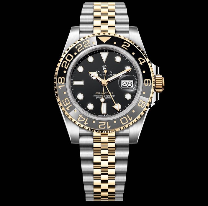 NEW Rolex GMT Master II 40mm Steel and Yellow Gold 126713