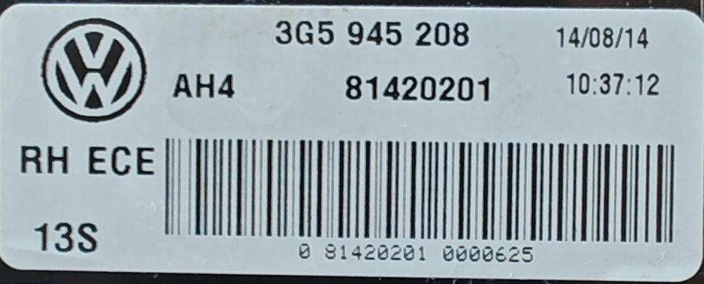 Vând SET Lampi full led Vw Passat B8 2015 - 2019