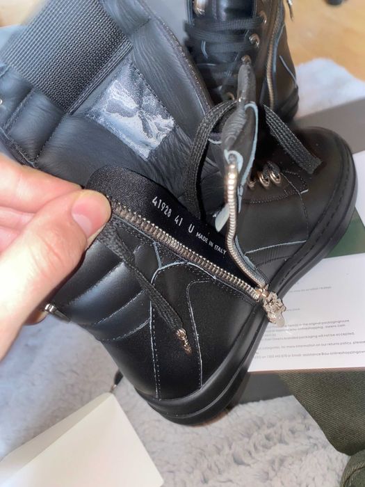 Rick Owens Chrome Hearts Geobaskets (no box)