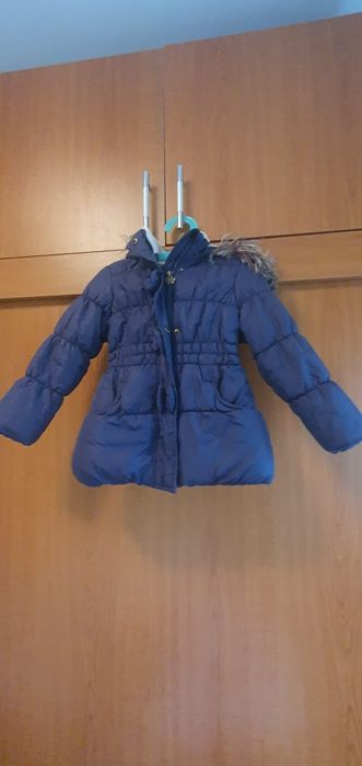 Geaca fetita bleumarin