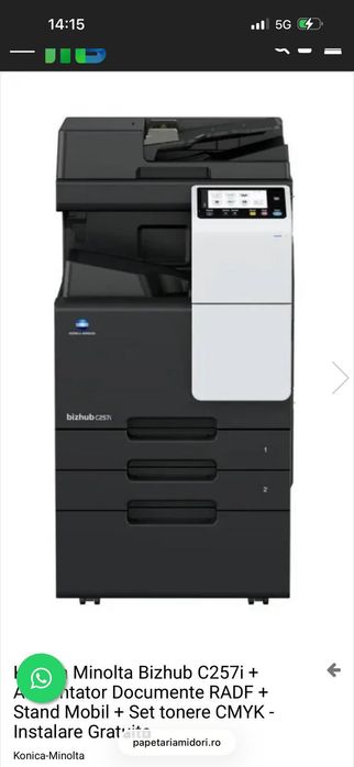 Imprimanta biz hub c257l