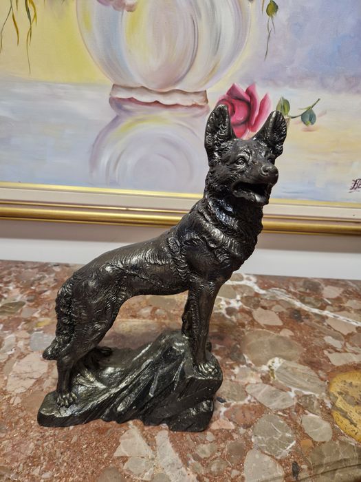 Прекрасна антикварна френска фигура статуетка скулптура