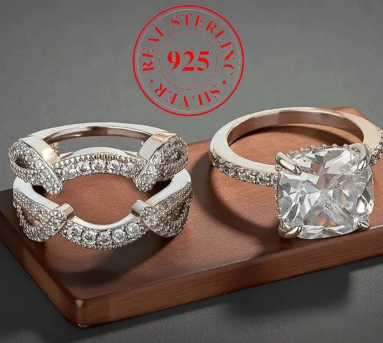 Невероятен масивен нов стебърен пръстен с печат и луксозна кутийка